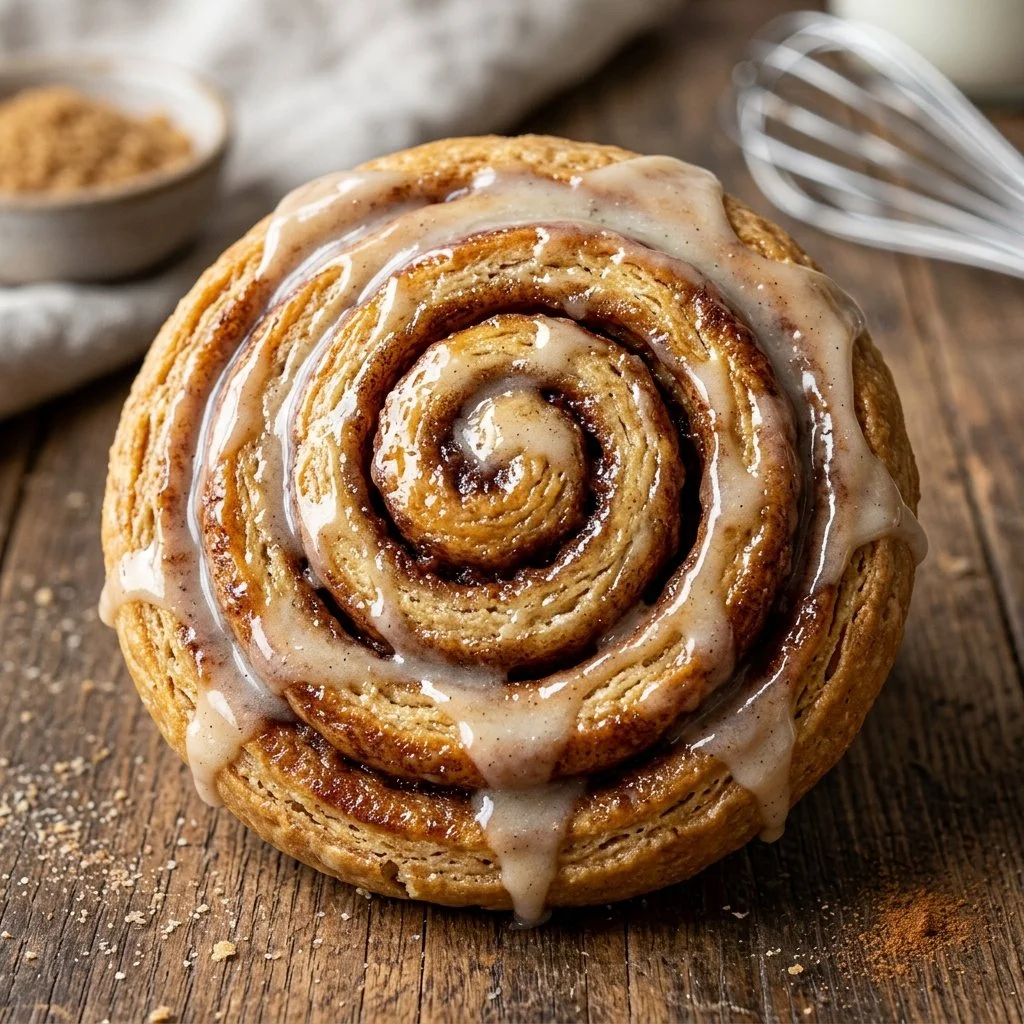 Delicious cinnamon roll cookies baked to perfection